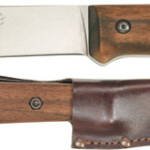 KA-BAR BECKER KEPHART KNIFE - 5.12" BLD WLNT HNDLE LTHR SHTH