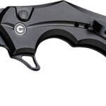 CIVIVI KNIFE INCISOR II 2.02" - BLACK ALUMINUM/BLACK V-BLADE