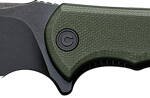 CIVIVI KNIFE MINI PRAXIS 2.98" - OD GREEN G10/BLACK CLAM PACK