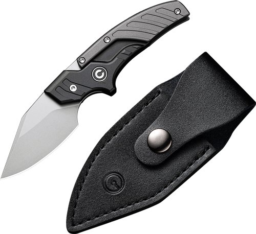 CIVIVI KNIFE TYPHOEUS 2.27" - BLACK/GRAY ALUMINUM/STONEWASH