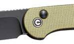 CIVIVI KNIFE ELEMENTUM 3.47" - OLIVE MICARTA/BLACK STNWASH