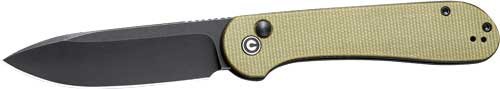 CIVIVI KNIFE ELEMENTUM 3.47" - OLIVE MICARTA/BLACK STNWASH