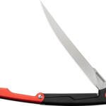CIVIVI KNIFE SHAWKA 5.81" - BLACK RED FOLDING FILLET KNIFE