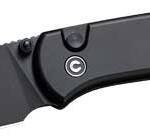 CIVIVI KNIFE QUIBIT 2.98" BLK/ - BLK STONEWASH BUTTON LOCK