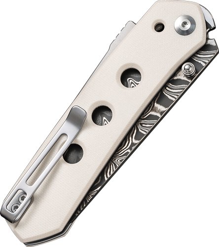 CIVIVI KNIFE VISION FG 3.54" - IVORY G-10/DAMASCUS BLADE