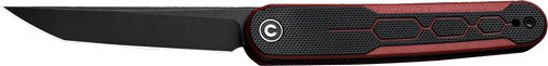 CIVIVI KNIFE KWAIQ 2.97" - BURGANDY-BLACK/BLACK STONEWASH