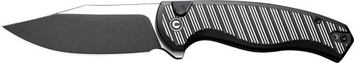 CIVIVI KNIFE STORMHOWL 3.3" - BLACK ALUMINUM/BLACK STONEWASH