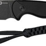 CIVIVI KNIFE TIMBERBARK 3.2" - FIXED BLACK/BLACK G10 STNWASH