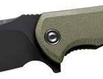 CIVIVI KNIFE PRAXIS 3.75"   OD - GREEN G10/BLACK STONEWASHED