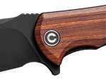 CIVIVI KNIFE PRAXIS 3.75" - CUIBOURTIA WOOD/BLACK STNWSH