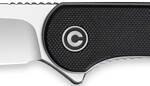 CIVIVI KNIFE ELEMENTUM 2.96" - BLACK G10/SATIN D2 CLAM PACK
