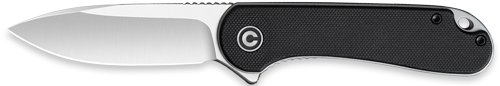 CIVIVI KNIFE ELEMENTUM 2.96" - BLACK G10/SATIN D2 CLAM PACK