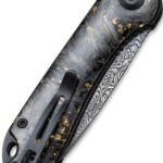 CIVIVI KNIFE ELEMENTUM 2.96" - SHREDDED CBN FBR/GOLDEN DMSCS