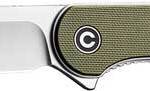 CIVIVI KNIFE ELEMENTUM 2.96" - GREEN G10/SATIN D2 LINER LOCK