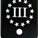 CRUXORD MAGAZINE BASE PLATE - 3% FLAG FITS MOST GLOCKS