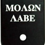 CRUXORD MAGAZINE BASE PLATE - MOLON LABE FITS MOST GLOCKS