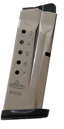 CHECKMATE MAGAZINE S&W SHIELD - 9MM STAINLESS 7RD