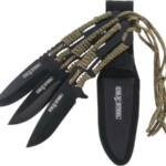 COLD STEEL THROWING KNIVES - 4.4" BLADE 3-PACK W/SHEATH