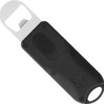 COBRATEC OTF BOTTLE OPENER - BLACK 4.62" OAL W/LANYARD LOOP