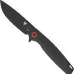 COBRATEC RATH 3.5" FOLDER - BLACK D2 BLACK BLADE