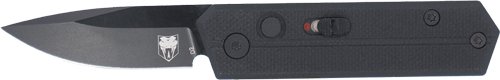 COBRATEC STINGER FOLDER 1.9" - BLACK/BLACK D2 BLADE SD BUTTON