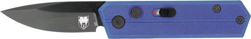 COBRATEC STINGER FOLDER 1.9" - PURPLE/BLK D2 BLADE SD BUTTON