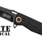 MC ELITE TACTICAL READINESS - 3.5" DROP POINT FLDR BLK/BLK