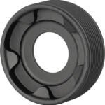 RUGGED SUPPRESSORS FRONT CAP - 45ACP OBSIDIAN 45