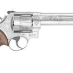S&W 629 ENGRAVED 44 MAG 6.5" - 6-SHOT WALNUT GRIPS SS