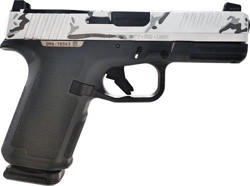 RUGER RXM 9MM LUGER 4" ADJ - 15-SHOT WHITE CAMO SLIDE