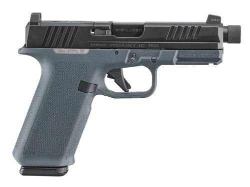 RUGER RXM 9MM LUGER 4.5" ADJ - 17-SHOT THREADED STEALTH GRAY