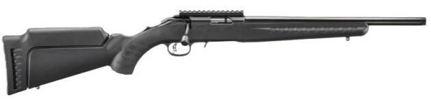 RUGER AMERICAN 17HMR 9-SHOT - 16.1" THREADED MATTE BLACK