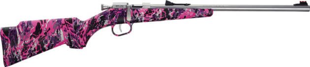 HENRY MINI BOLT 22S/L/LR - 16.25" S/S SYN MUDDY GIRL