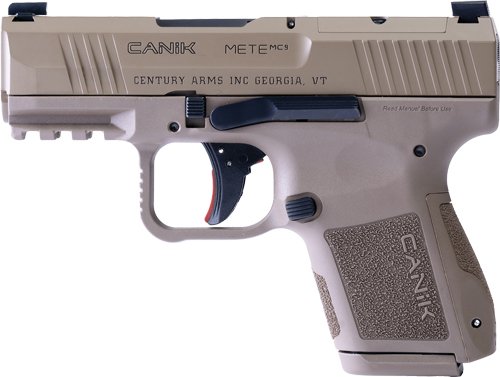 CANIK METE MC9 9MM 3.18" BBL - OR FS 2-MAGS FLATE DARK EARTH