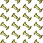GROVTEC BRASS CHICAGO SCREWS - 24-PACK