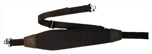 GROVTEC PREMIUM PADDED SLING - 48"X1" NYLON BLACK W/SWIVELS
