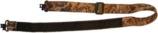 GROVTEC MOUNTAINEER SLING - 1.25" NYLON CAMO W/SWIVELS