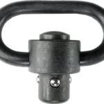 GROVTEC SINGLE HD PUSH BUTTON - SWIVEL BLACK 1 1/4" 1-PACK
