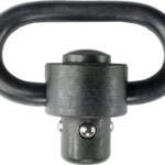 GROVTEC SINGLE HD PUSH BUTTON - SWIVEL BLACK 1 1/2" 1-PACK