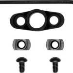 GROVTEC FLANGED PUSH BUTTON BS - M-LOCK NON ROTATING BLACK