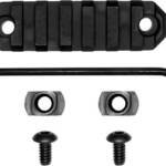 GROVTEC RAIL SECTION M-LOK - 3" 7 SLOT ALUMINUM BLACK