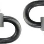 GROVTEC HD PUSH BUTTON SWIVELS - BLACK 1 1/4" 2-PACK
