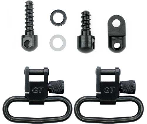 GROVTEC SWIVEL SET FOR RUGER - 10/22#3 & 44 1.25" LOOPS  BLK