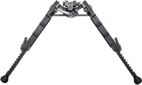 ACCU-TAC BIPOD HD-50 LR 7"-10" - T6 ALUMINUM ALLOY FLAT BLACK