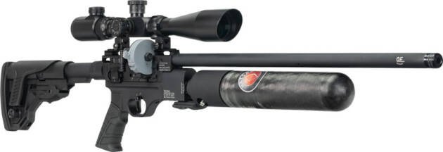 HATSAN FACTOR RC .177 PCP - SIDE LEVER 2-MAGS BLACK