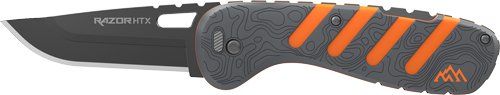 OUTDOOR EDGE RAZOR HTX 3" - FOLDER GRAY/ORANGE W/BLADE POD