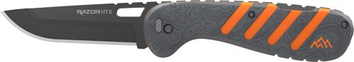 OUTDOOR EDGE RAZOR HTX 3.5" - FOLDER GRAY/ORANGE W/BLADE POD
