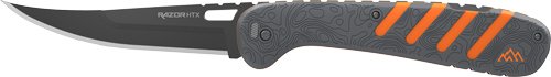 OUTDOOR EDGE RAZOR HTX 5" - FOLDER GRAY/ORANGE W/BLADE POD