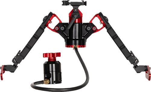 ACCU-TAC BIPOD HYB500 HYDRO - ARCA SPEC WITH REMOTE BLK/RED