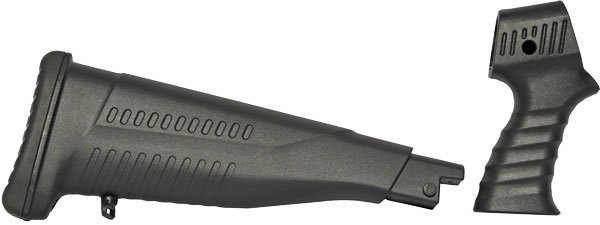 IVER JOHNSON STOCK 2-PC PISTOL - GRIP PUMP&AUTO 12&20GA BLACK